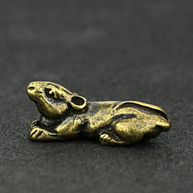 Decorative mouse - a symbol of fortune and prosperity