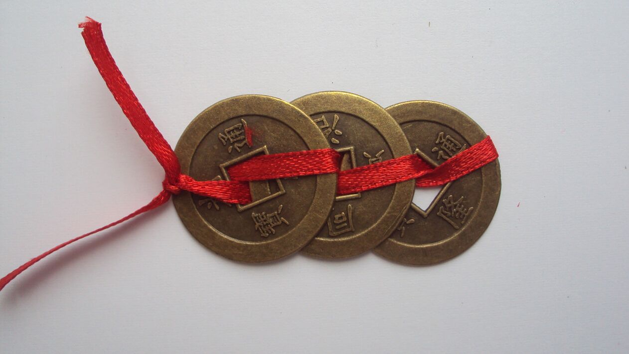 lucky Chinese coins